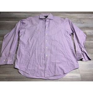 Polo Ralph Lauren Button Up‎ Dress Shirt Regent Custom Fit Sz 16.5 34/35 Purple